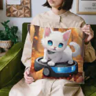 yoiyononakaの新型家電と白猫01 Cushion