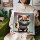 burusukaruの猫のタイガーくん Cushion