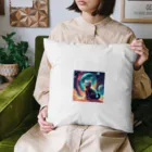 renkanの宇宙に居る猫のイラストグッズ Cushion