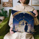 卯月なのかのClock Journey  〜一対の針が紡ぐ絶え間ない調べの旅〜　No.2 「The Remaining Time」 Cushion