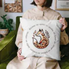 totomeの狐の精霊と古の炎 Cushion