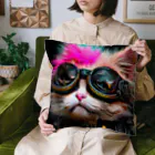 Riere Design StudioのPerfectly Punk Cats クッション