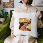 monmoruの1980s ロングヘアーギャル Cushion