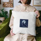 アニマルデザインの月夜に吠える狼 Cushion