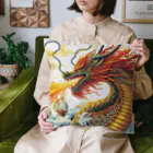 終わらない夢🌈の炎🔥を吐くドラゴン🐉 Cushion