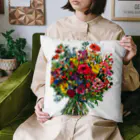 AI・デザインが好きな人の花束とまごころ Cushion