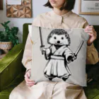 ワンダーワールド・ワンストップの和服を着たハリネズミ Cushion