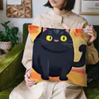 あにぽよのぽて黒猫 Cushion