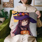 那須モバイル店の魔女っ子　ハロウィン Cushion