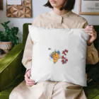 串カツワールドの串カツの妖精クシニョロ（東北弁やんだ） Cushion