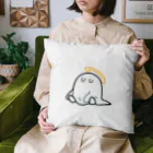 わーい🐸お仕事募集中のおばけ Cushion