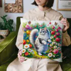 Nekonan Itemsの花園のプリンセスキャット Cushion