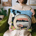 浮世絵屋の北斎「富嶽三十六景⑤　尾州不二見原」葛飾北斎の浮世絵 Cushion