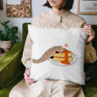 れぷらぶ屋のホットケーキon the アオジタさん Cushion