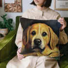 なっつ ふぁくとりーのThe Dog クッション Cushion