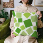 つきしょっぷの緑色の四角形 Cushion