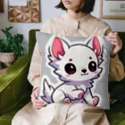 可愛いチワワグッズショップのホワイトチワワちゃん Cushion