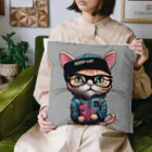 非常口社長のヒップホップ猫 Cushion