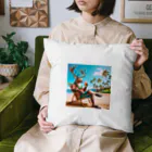 たまき工房の呑トナカイinハワイ Cushion