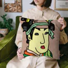 じゃぱにぃずぴぃぽぅの三世瀬川菊之丞の田辺文蔵妻おしづ Cushion