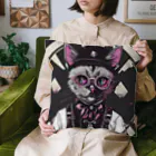 pokonanshopのアングラ店主な猫 Cushion