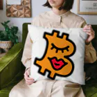 BitPopArtのB - Beautiful Cushion