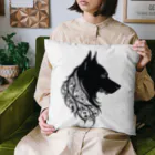 HikaGonのシルエット犬 Cushion