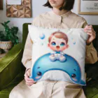 tiisanakujira0205のクジラ Cushion