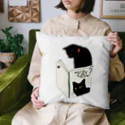 小鳥と映画館の猫が読む本 Cushion