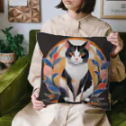 まみおデザインの猫neko Cushion