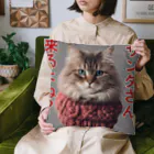 てくのちゃんのサンタを信じてる猫 Cushion