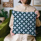 Musashi和柄Shop 【Japanese pattern】の七宝クッション Cushion