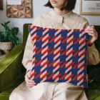 Musashi和柄Shop 【Japanese pattern】の千鳥格子クッション Cushion