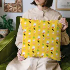 ヤマダネコ屋　suzuri支店のヤマダネコ（ラ－メン） Cushion