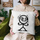 Design by hisachilの線人くん(ガッツ) Cushion