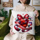 niko&PANDA shopの1月　ガーネット Cushion