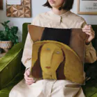 名画・絵画のゼロベース（西洋絵画・日本画）の裏は愛人　モディリアーニ Cushion