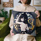 E16のマンホール美女 Cushion