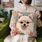 k-chocolateのポメラニアンの可愛いグッズ Cushion