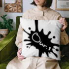 Our.s SUZURI店のOur.s とびちるビックインク風ロゴ Cushion