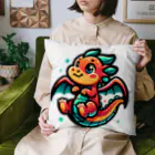 おさんぽドラ子のおさんぽドラゴンのドラ子 Cushion