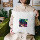 Superherooのオーロラのような発光をする恐竜 Cushion