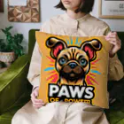 Urban pawsのパグチワワ「Paws of Power」 クッション