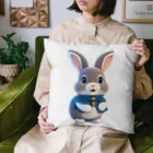 ぱんだまんの３Dウサギ Cushion