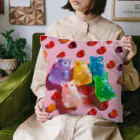 ham love shopのハムスターのカラフルグミ🌈 Cushion