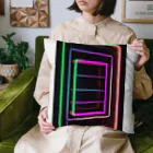 Association Against Mirroring SelfiesのAbstract_Neonsign Cushion