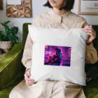 wkb777のくまのぬいぐるみと女性 Cushion