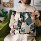 にょらやま堂のmodern cat's Cushion