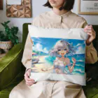 KULULU Canvasの夏の日差し Cushion