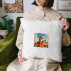 saijo79のみかんと遊ぶネコ Cushion